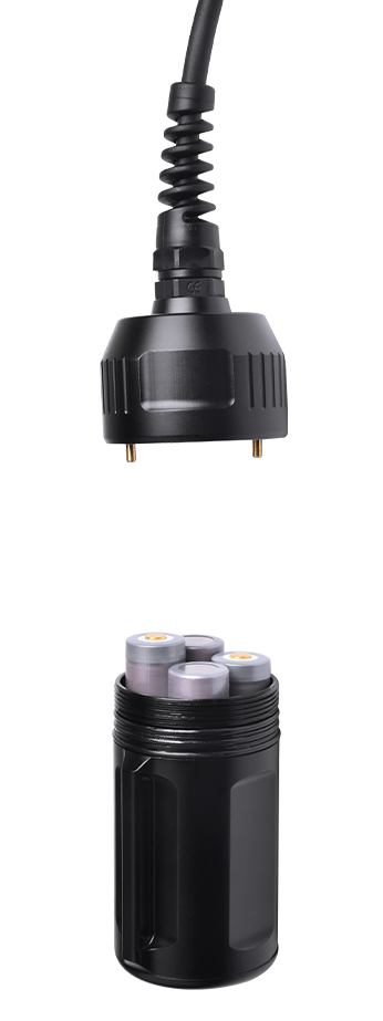 OrcaTorch久久国产三级精品，D620技術潛水照明，分體式潛水電筒，水肺潛水手電筒，洞穴潛水手（shǒu）電筒，水下工作（zuò）照明