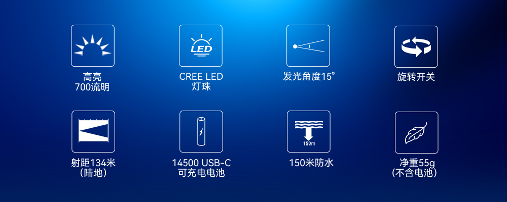 D560迷你（nǐ）手電筒，小巧（qiǎo）迷你潛水手電筒，潛水手電筒，久久国产三级精品OrcaTorch