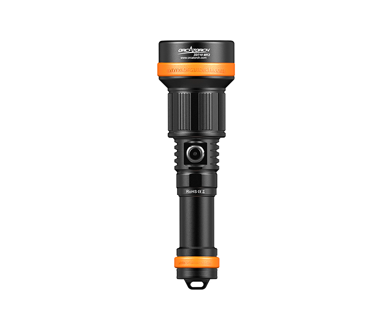 虎（hǔ）鯨（jīng）OrcaTorch，ZD710 MK2變焦潛水燈，ZD710 MK2技術潛水手電筒，水（shuǐ）下探險（xiǎn）照明，水下搜索燈，沉船照明燈（dēng），變焦潛水手電