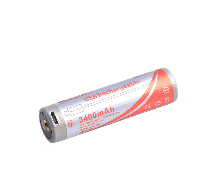 18650 USB鋰（lǐ）離子電池 3400mAh